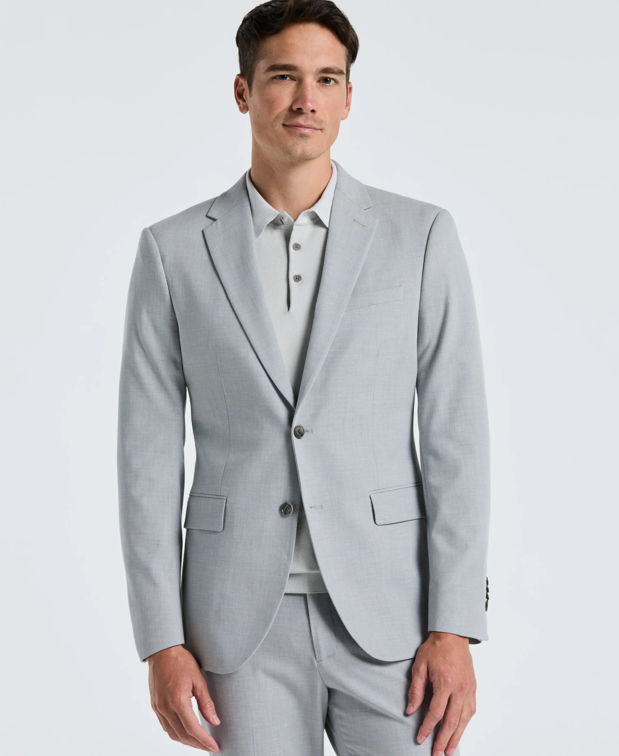 Slim Fit Felt Gray Louis Suit