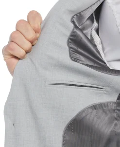 Slim Fit Felt Gray Louis Suit