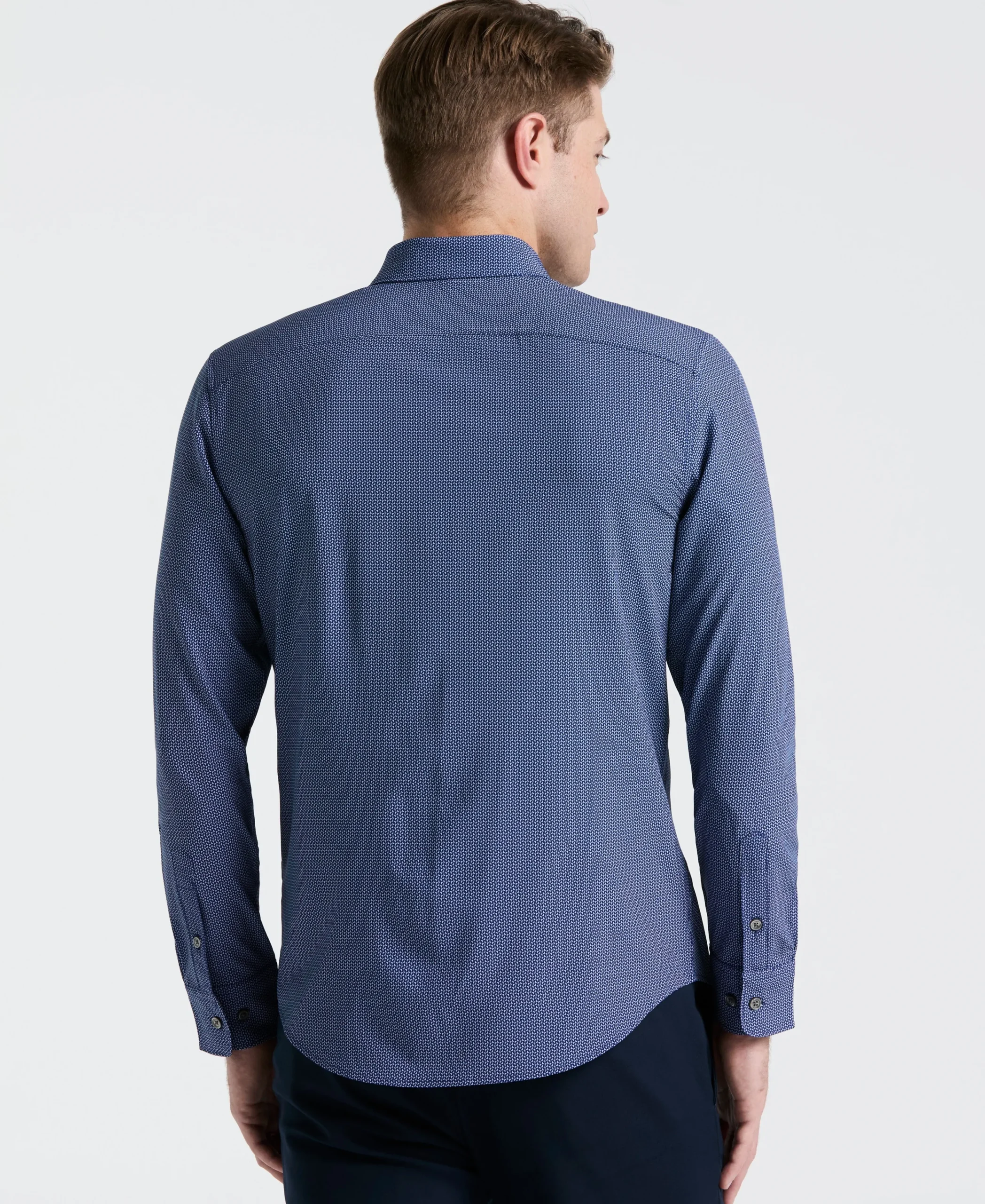 Slim Fit Float Total Stretch Pattern Shirt