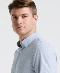 Slim Fit Float Total Stretch Pattern Shirt