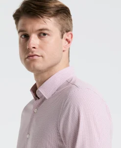 Slim Fit Float Total Stretch Pattern Shirt