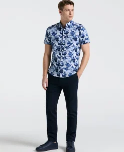 Slim Fit Floral Print Shirt
