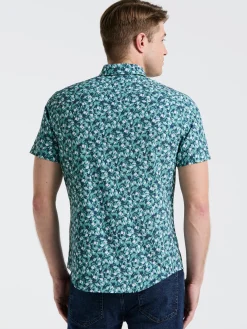 Slim Fit Floral Print Shirt