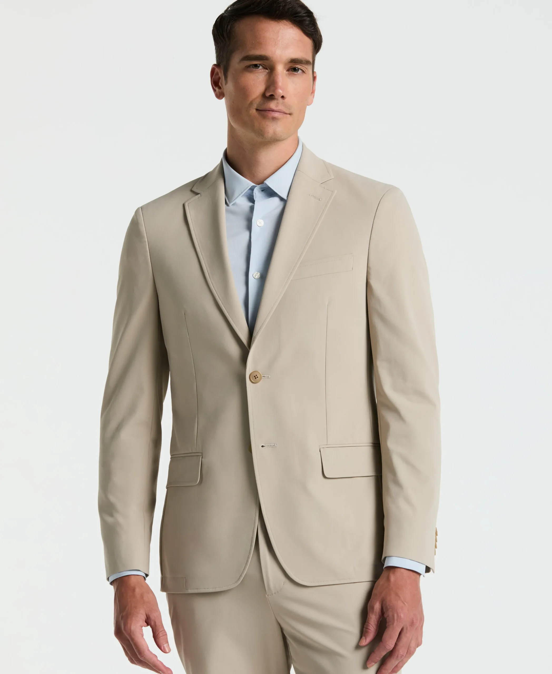 Slim Fit Khaki Tech 2.0 Suit