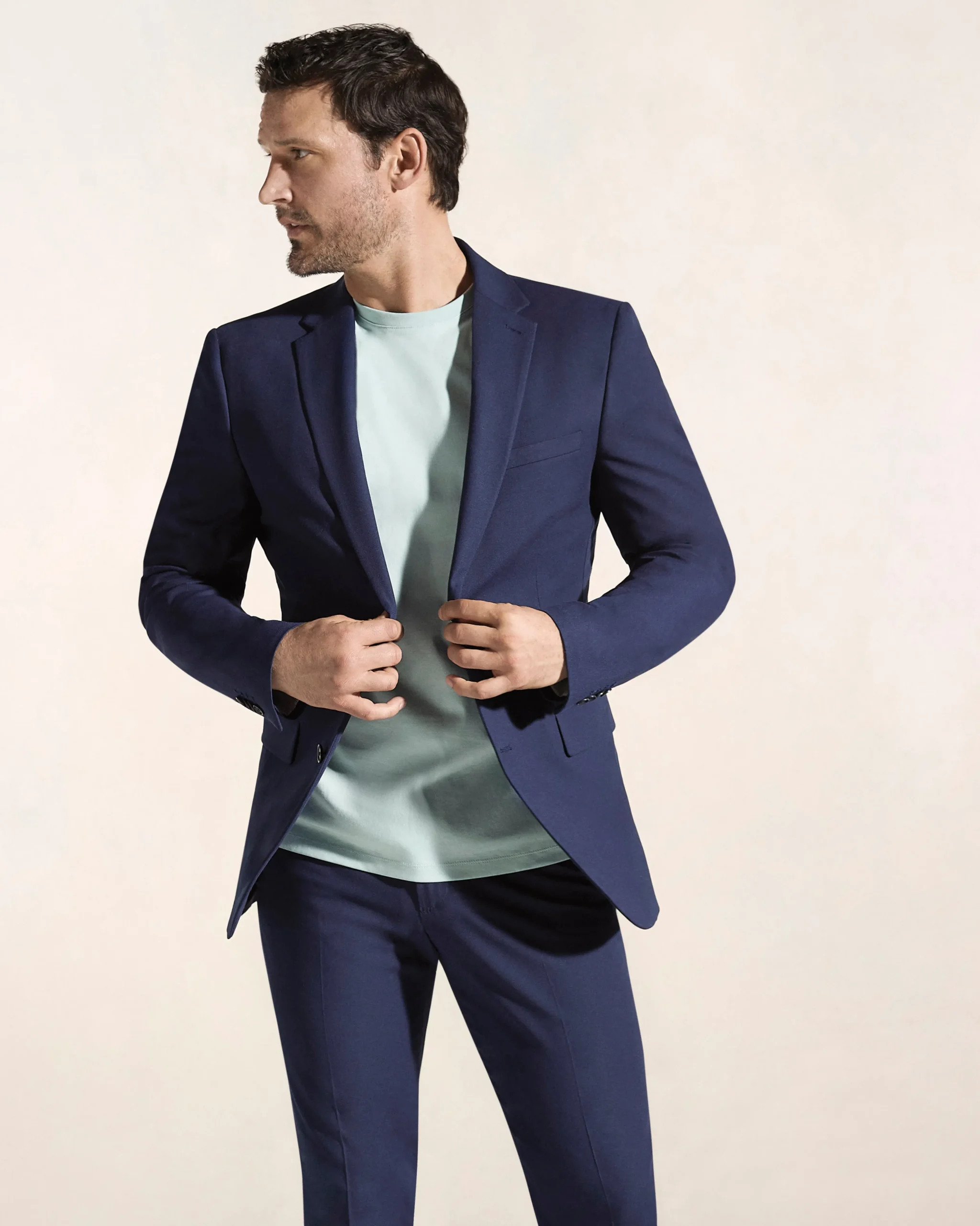 Slim Fit Navy Louis Suit