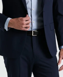 Slim Fit Pinstripe Suit Jacket