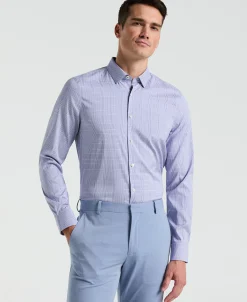 Slim Fit Plaid Total Stretch Shirt