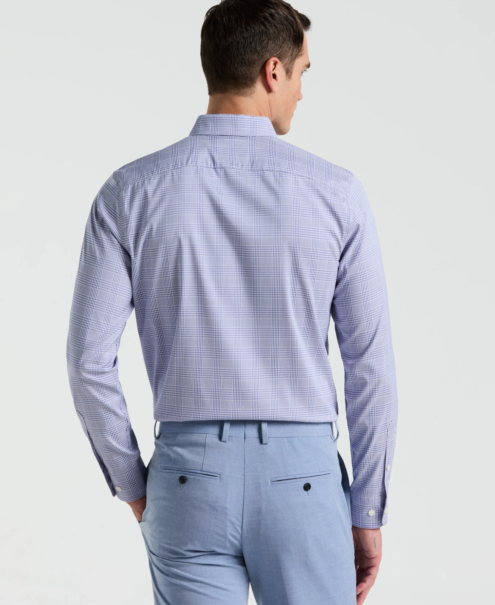 Slim Fit Plaid Total Stretch Shirt