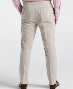 Slim Fit Solid Linen Blend Pant