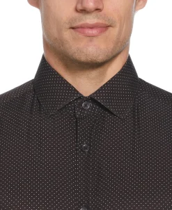Slim Fit Total Stretch Dot Dress Shirt