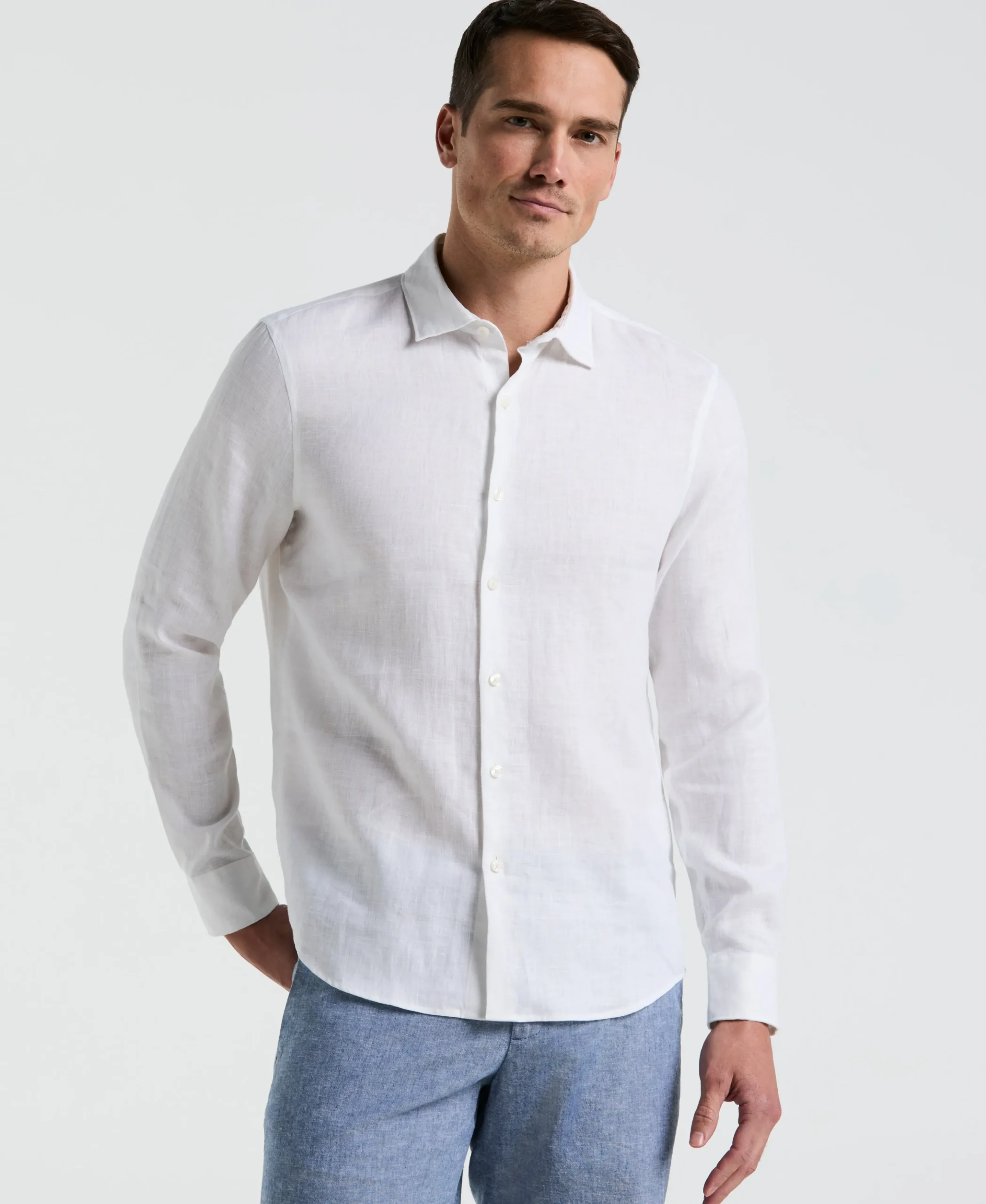 Solid Linen Shirt