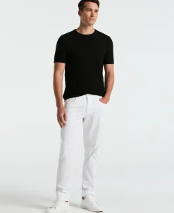 Square Pattern Crew Neck Sweater Tee