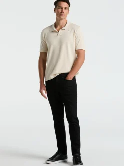 Tech Knit Open Collar Sweater Polo