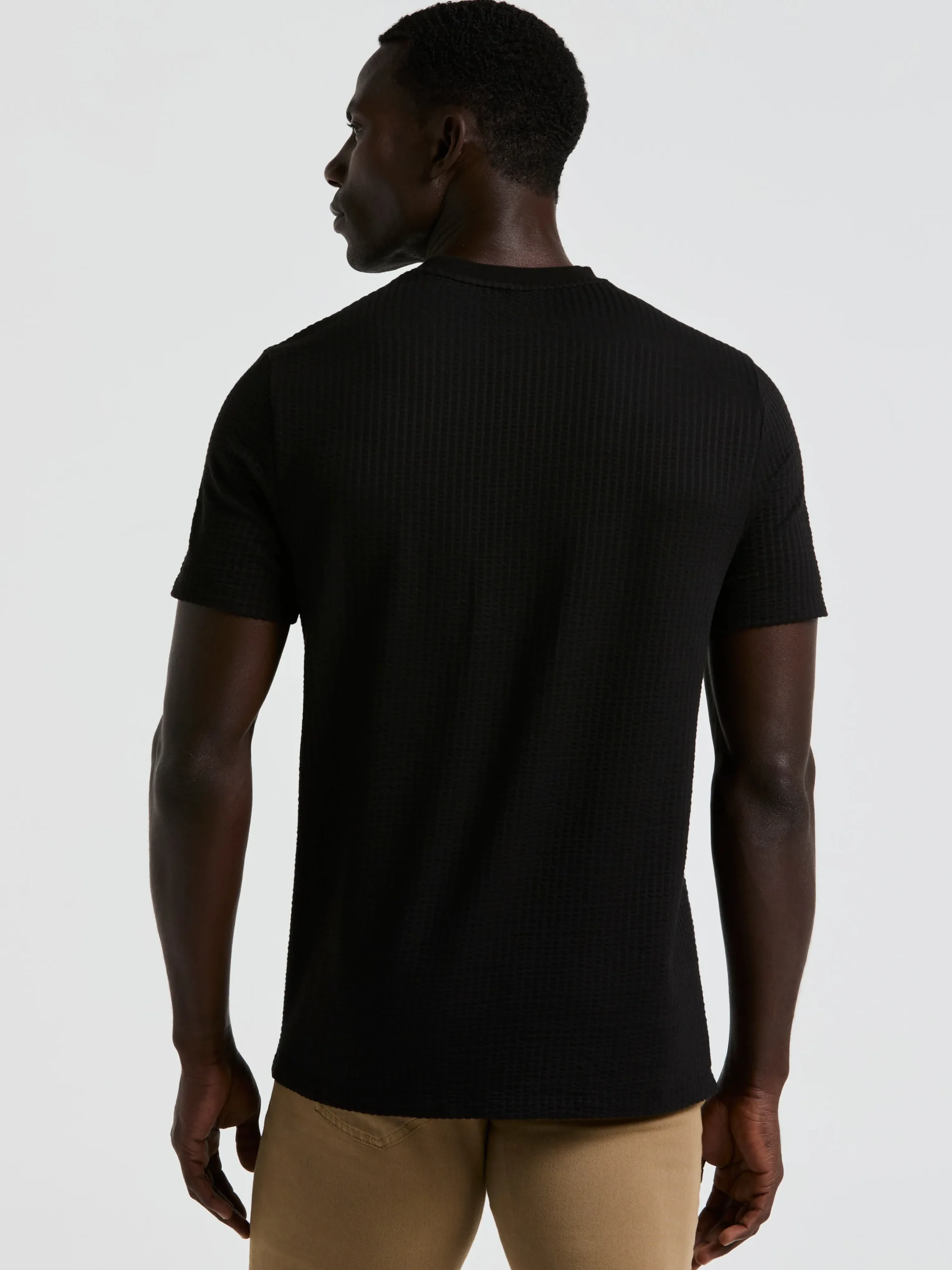 Textured Crew Tee