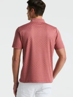 Textured Ombre Polo Shirt