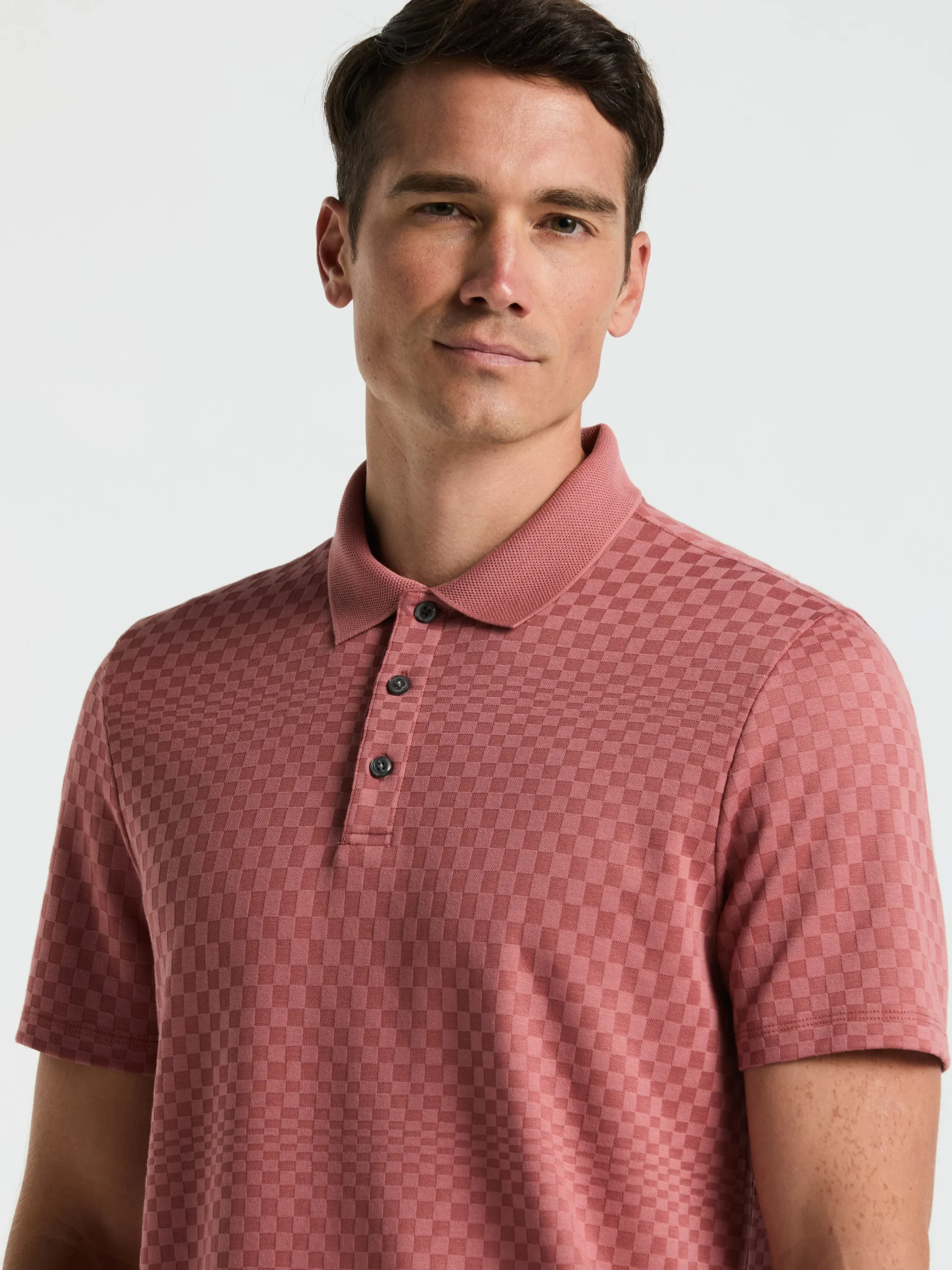 Textured Ombre Polo Shirt