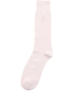 Textured Stitch Logo Socks