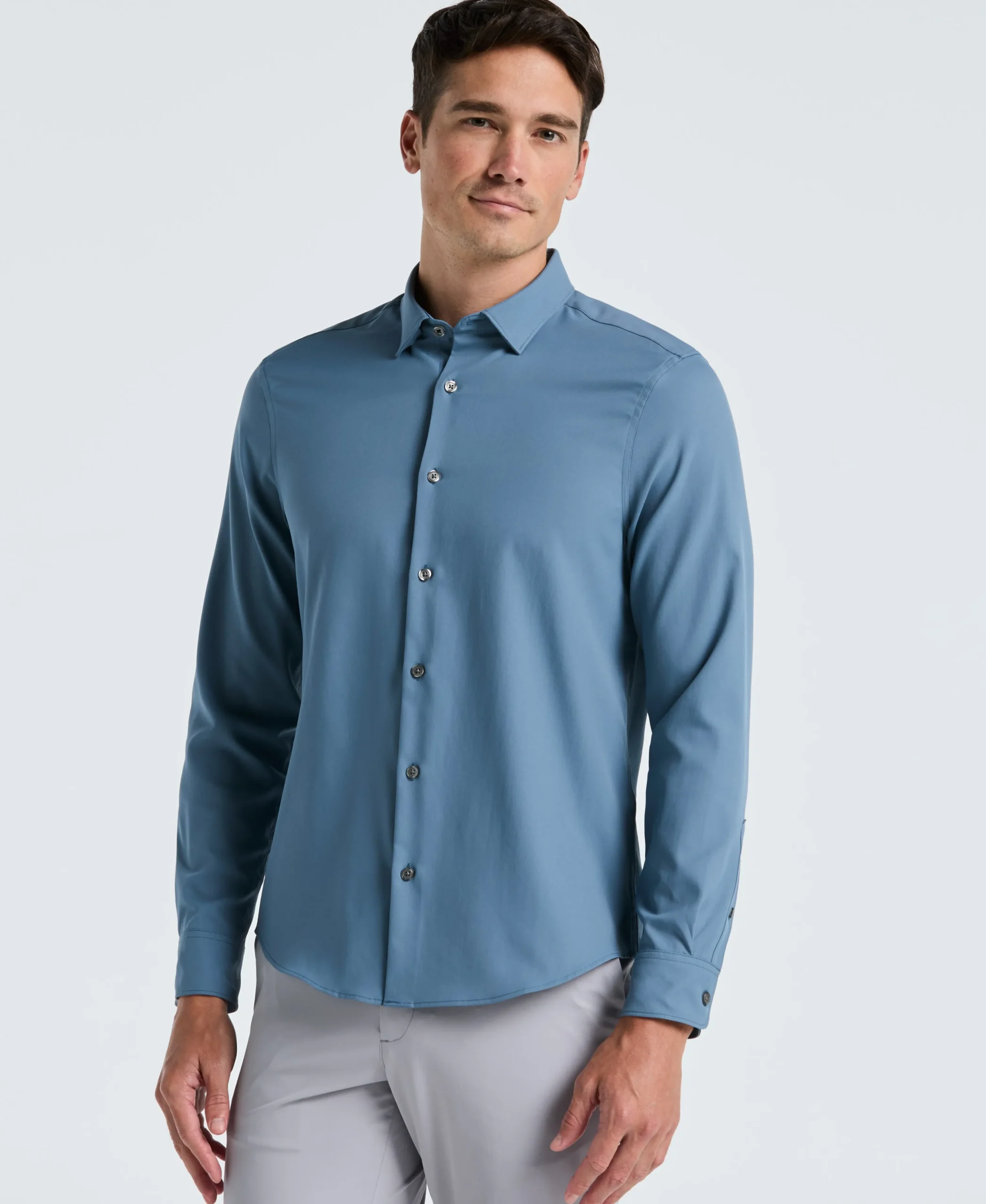Untucked Total Stretch Slim Fit Shirt