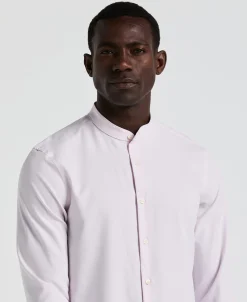 Untucked Total Stretch Slim Fit Banded Collar Shirt